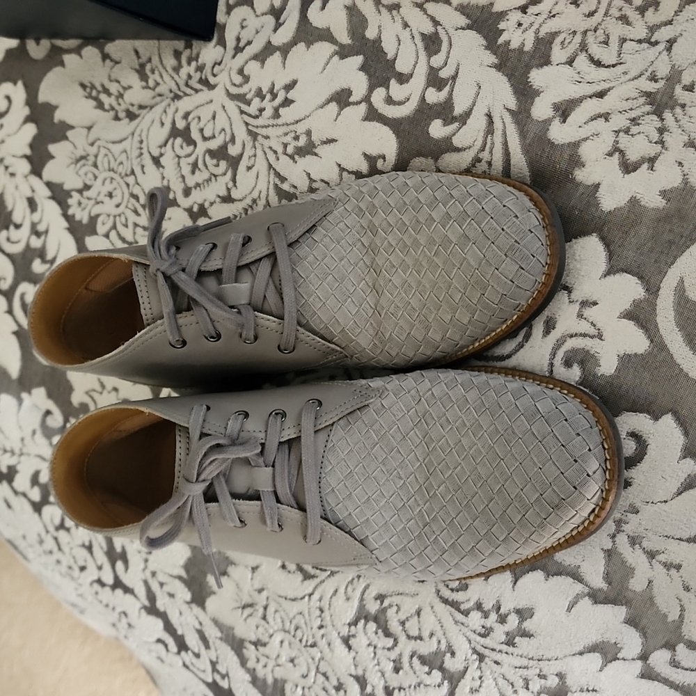 Mens dress shoe 7M Cole Haan Grandsprint W. Chk. II C14434 used Paloma woven